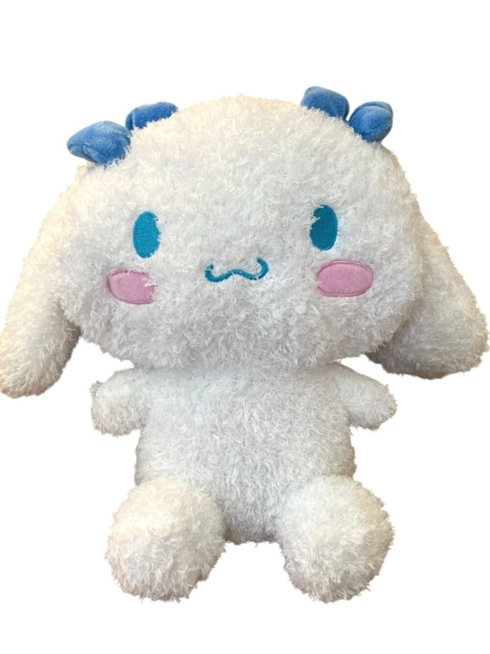 Hello Kitty Cinnnamoroll Plush Backpack Faux Fur Pillow Large Pajama Bag NWT